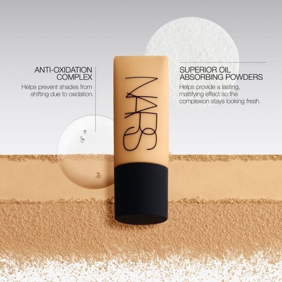 Nars Soft Matte Complete Foundation Medium to Full Coverage Deep 3 IGUACU NEW - Picture 4 of 9
